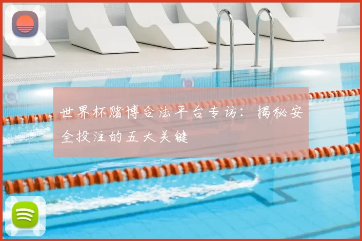 世界杯赌博合法平台专访：揭秘安全投注的五大关键